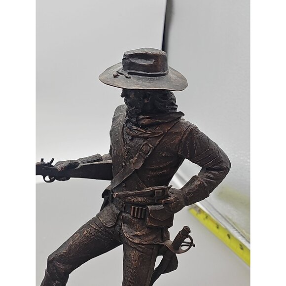 Western Heritage Cast Bronze Jim Ponter THE CAVALRYMAN Statue 1984 Franklin Mint - Picture 2 of 12